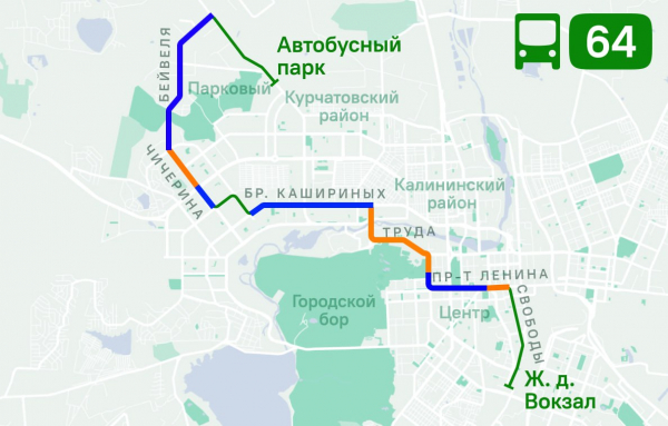 Длину выделенок для самого популярного автобуса Челябинска увеличат втрое